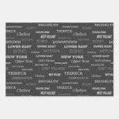 New York City Neighbour Wrapping Paper Sheets Geschenkpapier Set (Vorderseite 3)