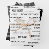 New York City Neighbour Wrapping Paper Sheets Geschenkpapier Set (Beispiel)