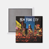 New York City (Neon) Magnet (Vorderseite/Rückseite)