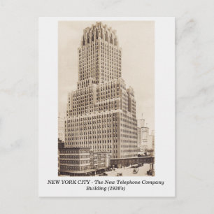 New York City, New Telephone Building alte Postkar Postkarte