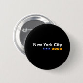 New York City, New York Button (Vorne & Hinten)