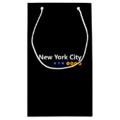 New York City, New York Gift Bag Kleine Geschenktüte (Rückseite)