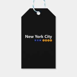 New York City, New York Gift Tags Geschenkanhänger