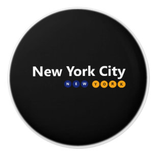 New York City, New York Knob Keramikknauf