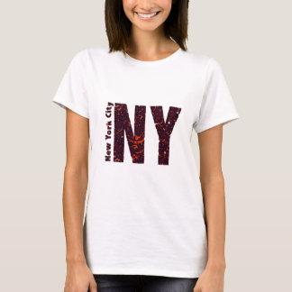 New York City New York Letters Typografie T-Shirt