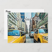New York City, New York Memorabilia Keepake Postkarte (Vorne/Hinten)