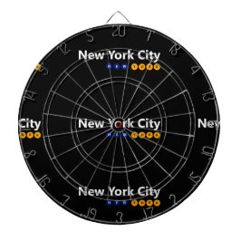 New York City, New York Metal Cage Dartboard Dartscheibe