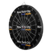 New York City, New York Metal Cage Dartboard Dartscheibe (Vorderseite rechts)
