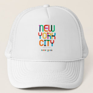 New York City New York Mitte Jahrhundert, Pop Art, Truckerkappe