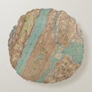 New York City, New York Rundes Kissen