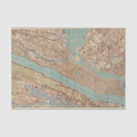 New York City, New York Seidenpapier (Vorderseite)