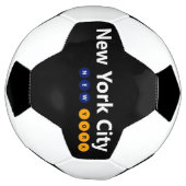 New York City, New York Soccer Ball (Gedreht)