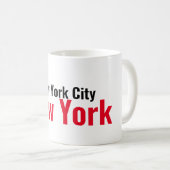 New York City, New York Tasse (VorderseiteRechts)
