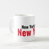 New York City, New York Tasse (Vorderseite Links)