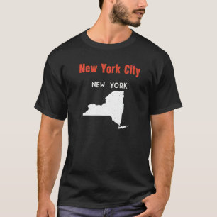 New York City New York USA Staat America Travel Ne T-Shirt