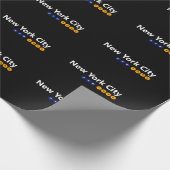 New York City, New York Wrapping Paper Geschenkpapier (Ecke)