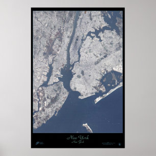 New York City, New Yorker Satellitenposter Poster