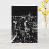 New York City Night Karte (Gelbe Blume)