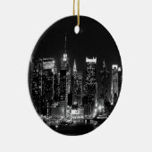 New York City Night Keramikornament (Rechts)
