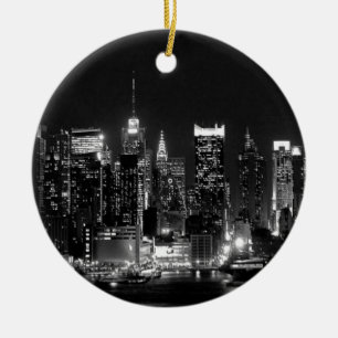 New York City Night Keramikornament