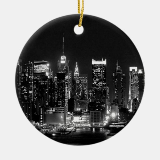 New York City Night Keramikornament (Vorne)