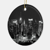 New York City Night Keramikornament (Links)