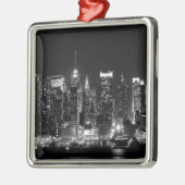 New York City Night Ornament Aus Metall (Links)
