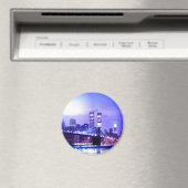 New York City Night Panorama Magnet (In Situ (Geschirrspüler))