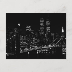 New York City Night Postkarte