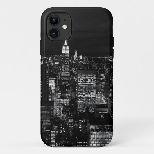 New York City Night Skyline Case-Mate iPhone Hülle (Rückseite)