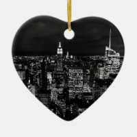 New York City Night Skyline