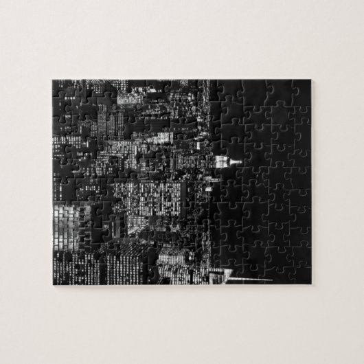 New York City Night Skyline Puzzle (Horizontal)