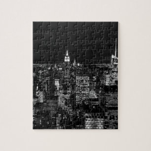 New York City Night Skyline Puzzle