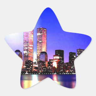 New York City: Night Star Sticker