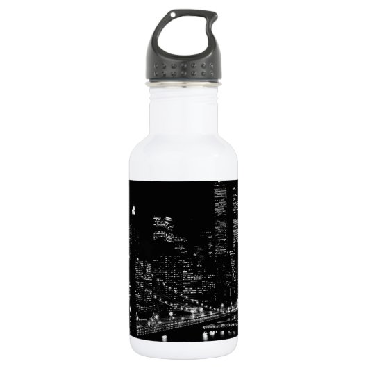 New York City Night Trinkflasche (Vorderseite)