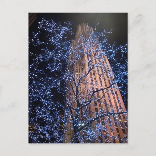 New York City Night Walk CricketDiane Postkarte (Vorderseite)