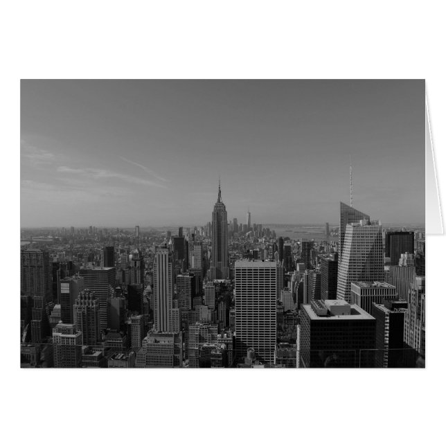 New York City / Noir, Karte (Vorderseite (Horizontal))