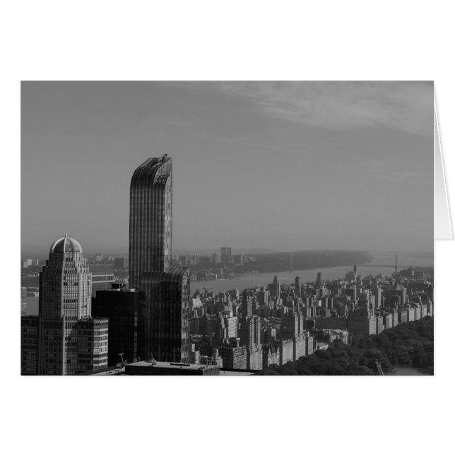 New York City / Noir, Karte (Vorderseite (Horizontal))