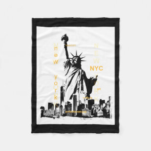 New York City Ny Nyc Freiheitsstatue Fleecedecke