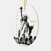 New York City Ny Nyc Statue of Liberty Keramikornament (Links)