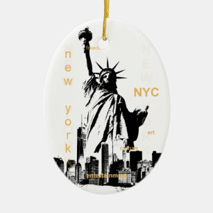 New York City Ny Nyc Statue of Liberty Keramikornament