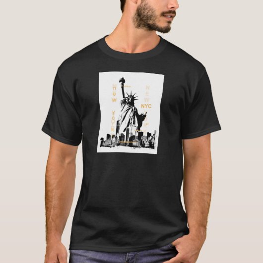 New York City Ny Nyc Statue of Liberty T-Shirt (Vorderseite)