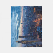 New York City, NY, USA Fleecedecke (Vorderseite)