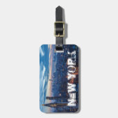 New York City, NY, USA Gepäckanhänger (Vorderseite vertikal)
