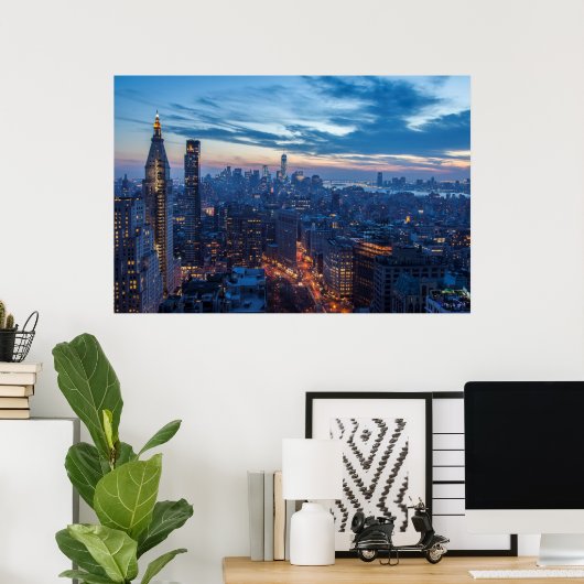 New York City, NY, USA Poster (Heimbüro)