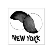 New York City NYC Black and White Cookie Briefmark Gummistempel (Prägung)