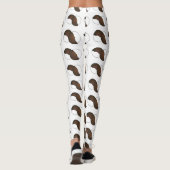 New York City NYC Black and White Cookie Leggings (Rückseite)