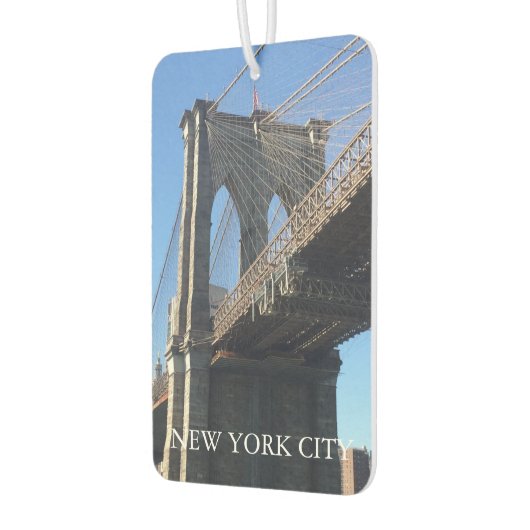 New York City NYC Brooklyn Bridge Fotografie Autolufterfrischer (Links)