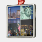 New York City NYC Collage Foto City City Ornament Aus Metall (Links)