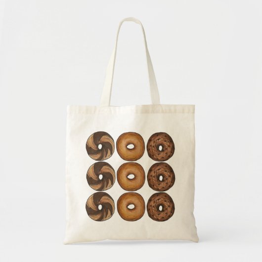 New York City NYC Deli Breakfast Bagels Tote Bag Tragetasche (Vorne)